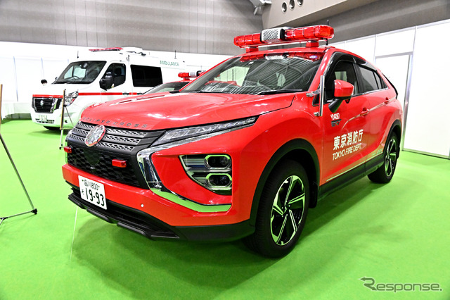 東京消防庁三菱エクリプスクロスPHEV査察広報車(東京国際消防防災展2023)