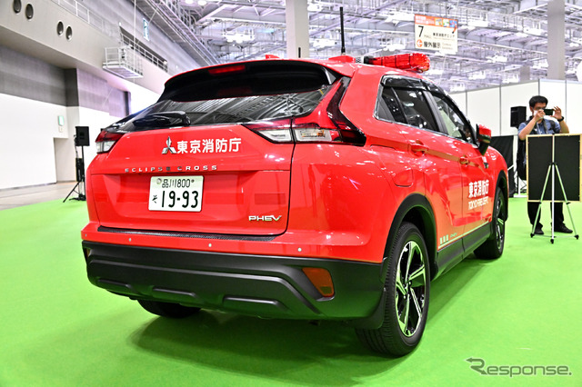 東京消防庁三菱エクリプスクロスPHEV査察広報車(東京国際消防防災展2023)