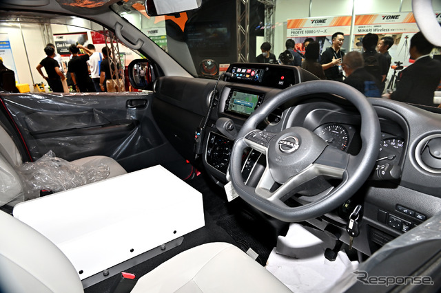 トーハツの消防機材搭載多用途消防車(東京国際消防防災展2023)