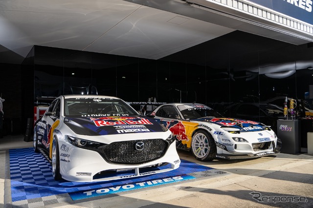マツダファンフェスタ2022で、初めてマシンが一般公開された