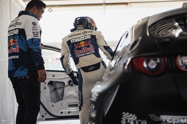 国内の最終テストは3月中旬に岡山国際サーキットで実施した