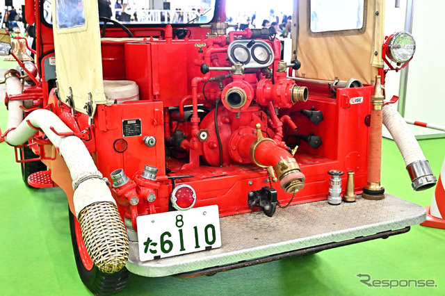 三菱ウィリスCJ-3B消防ポンプ車“じぷた”仕様(東京国際消防防災展2023)