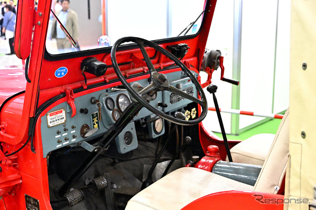 三菱ウィリスCJ-3B消防ポンプ車“じぷた”仕様(東京国際消防防災展2023)