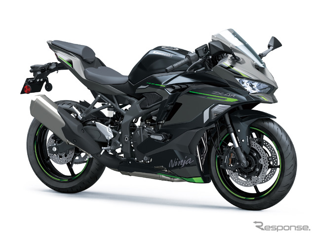 カワサキ Ninja ZX-4R SE(メタリックフラットスパークブラック×メタリックマットグラフェンスチールグレー)