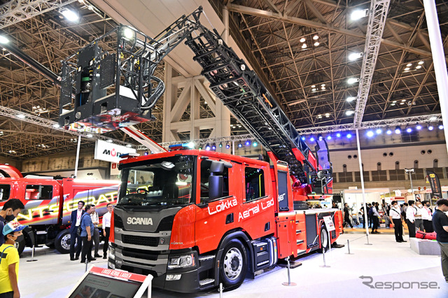 モリタ・ロイカ・エアリアルラダー(東京国際消防防災展2023)