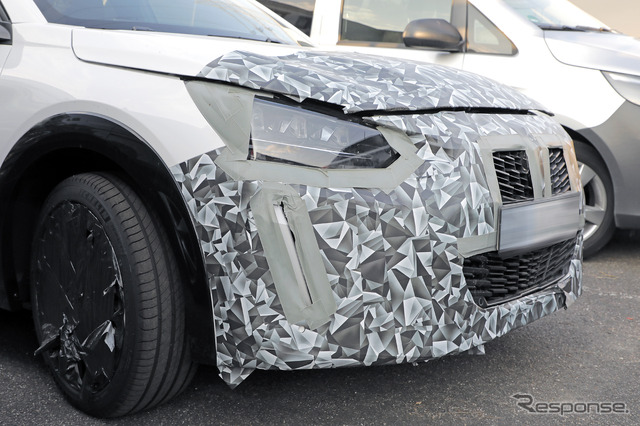 プジョー 208 改良新型プロトタイプ(スクープ写真)