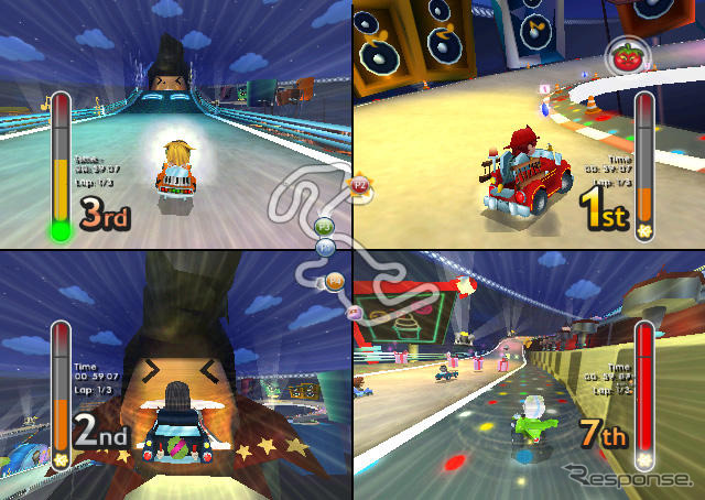 Wii&DS『ボクとシムのまち レーシング』…レースに勝って町を発展させよう