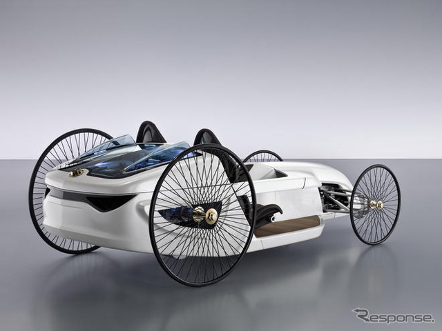 メルセデスベンツの燃料電池車コンセプト…レトロとモダンが融合