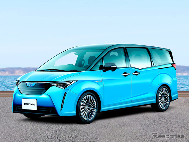 トヨタ エスティマ 次期型予想CG