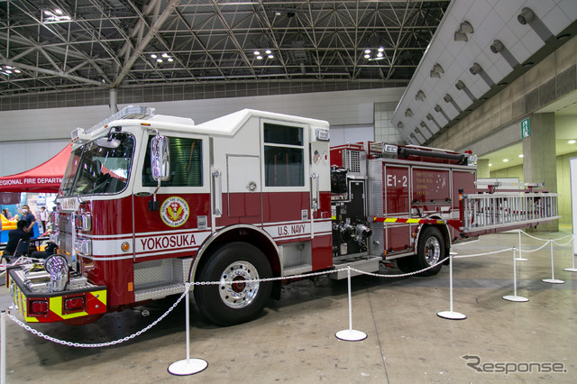 基地から米軍の消防車が集結! 海外の非常ベル体験も…東京国際消防防災展2023