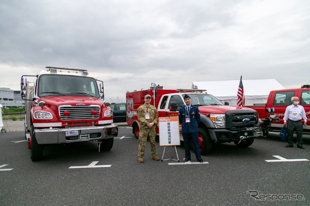 基地から米軍の消防車が集結! 海外の非常ベル体験も…東京国際消防防災展2023
