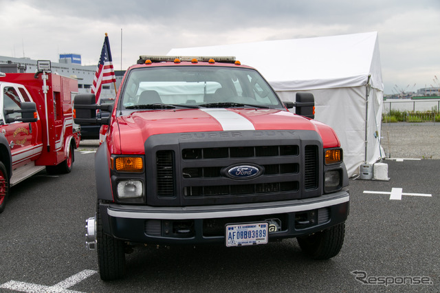 基地から米軍の消防車が集結! 海外の非常ベル体験も…東京国際消防防災展2023
