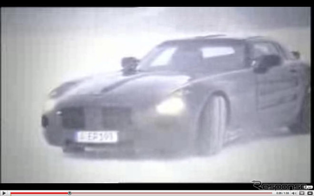 ［動画］メルセデスベンツ SLS…ガルウイングスーパーカーが疾走