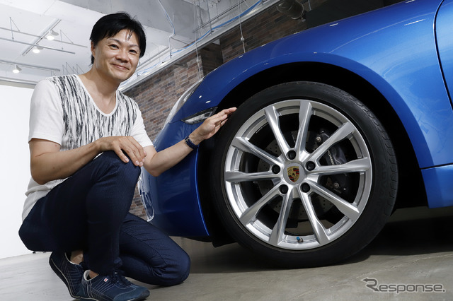 くるまマイスター元さんのこだわりは、ボクスターS用のホイールだという
