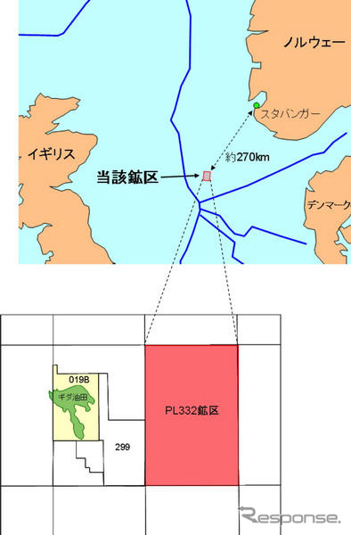 アラビア石油、ノルウェー領北海で石油・ガス権益10%取得
