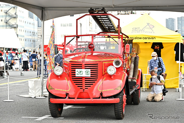 ニッサン180型消防ポンプ自動車(東京国際消防防災展2023)