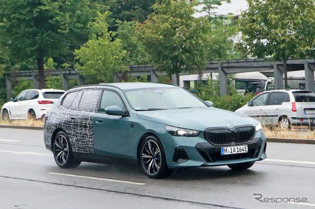BMW i5ツーリング プロトタイプ(スクープ写真)