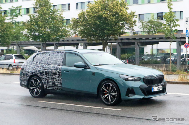 BMW i5ツーリング プロトタイプ(スクープ写真)