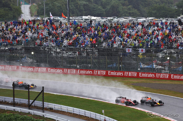 2022年F1日本GP(鈴鹿)の模様。