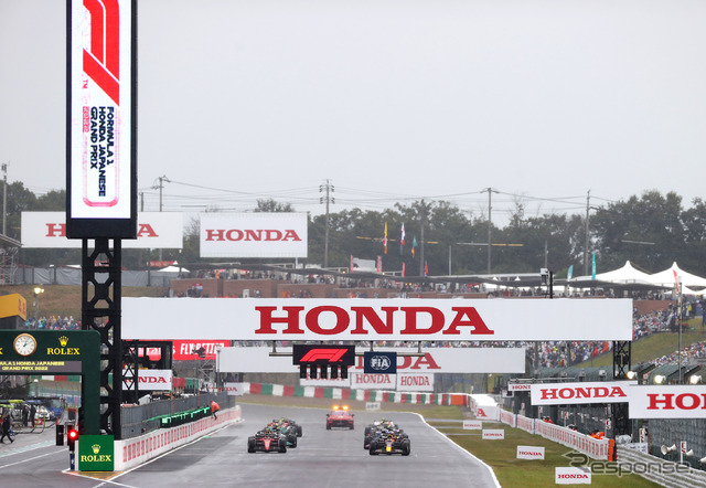 2022年F1日本GP(鈴鹿)の模様。