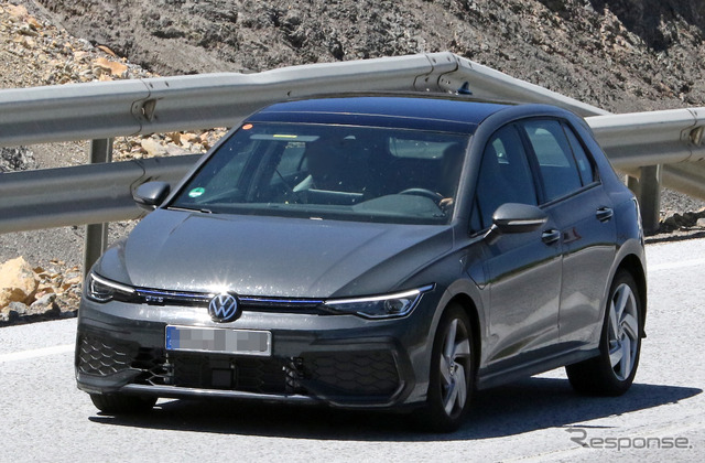 VW ゴルフ GTE 改良新型プロトタイプ(スクープ写真)