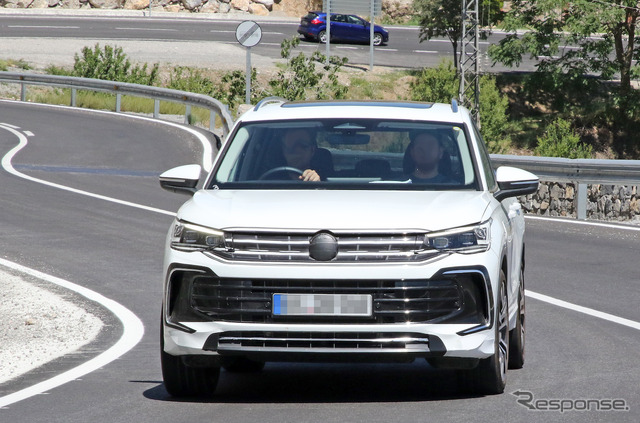 VW ティグアン PHEV 次期型プロトタイプ(スクープ写真)