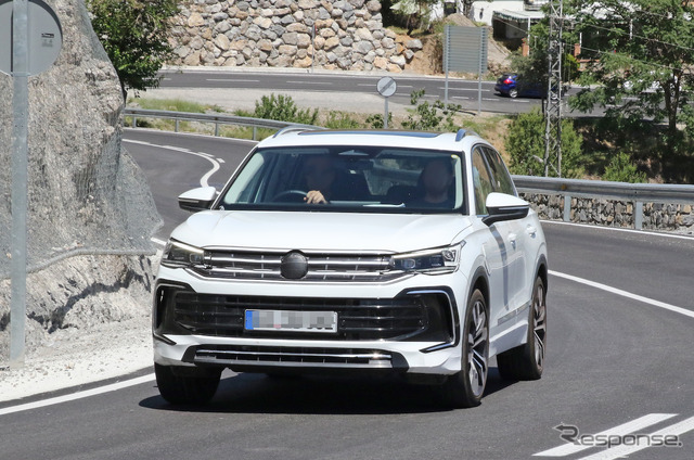VW ティグアン PHEV 次期型プロトタイプ(スクープ写真)