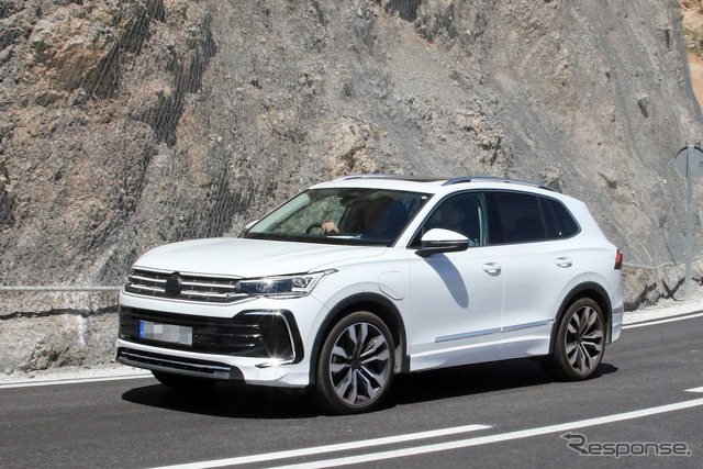 VW ティグアン PHEV 次期型プロトタイプ(スクープ写真)
