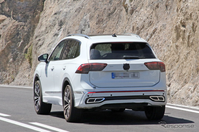 VW ティグアン PHEV 次期型プロトタイプ(スクープ写真)