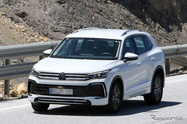 VW ティグアン PHEV 次期型プロトタイプ(スクープ写真)