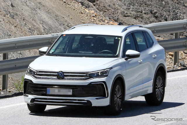 VW ティグアン PHEV 次期型プロトタイプ(スクープ写真)