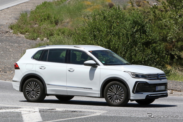 VW ティグアン PHEV 次期型プロトタイプ(スクープ写真)