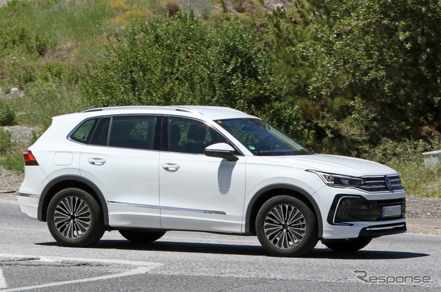 VW ティグアン PHEV 次期型プロトタイプ(スクープ写真)