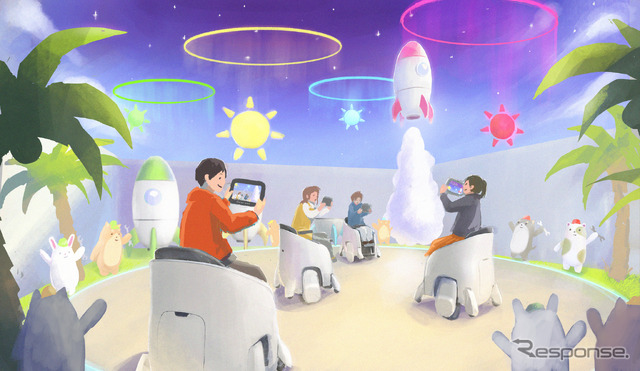 Honda開発プロダクツ実証実験「UNI-ONE×AR体験 ”Future Sky ~エネルギーを集めて宇宙にロケットを飛ばそう~”」(鈴鹿サーキット)