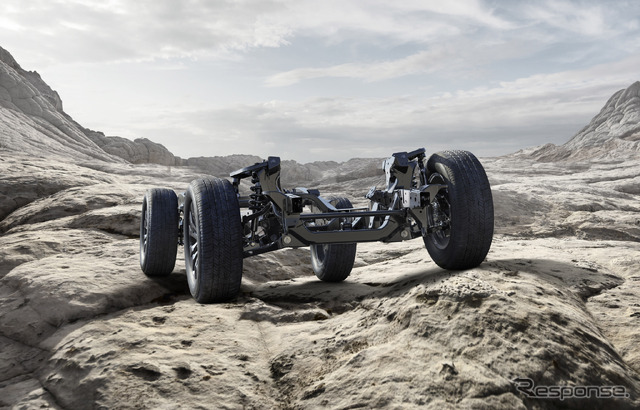 新型『トライトン』のシャシー