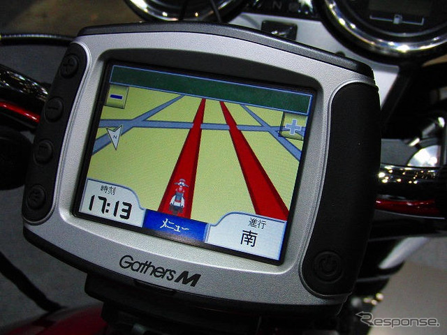 【東京モーターサイクルショー09】ホンダはバイクへのナビ搭載をアピール