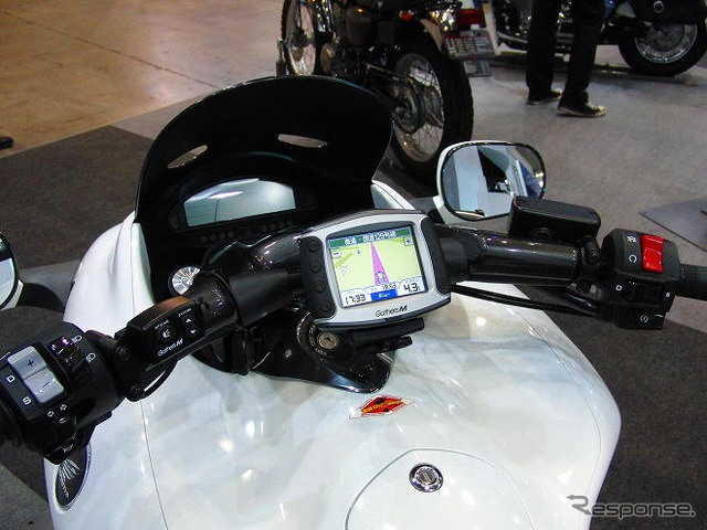 【東京モーターサイクルショー09】ホンダはバイクへのナビ搭載をアピール