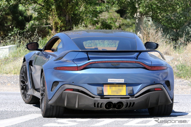 アストンマーティン V12 ヴァンテージ マニュアル仕様(スクープ写真)