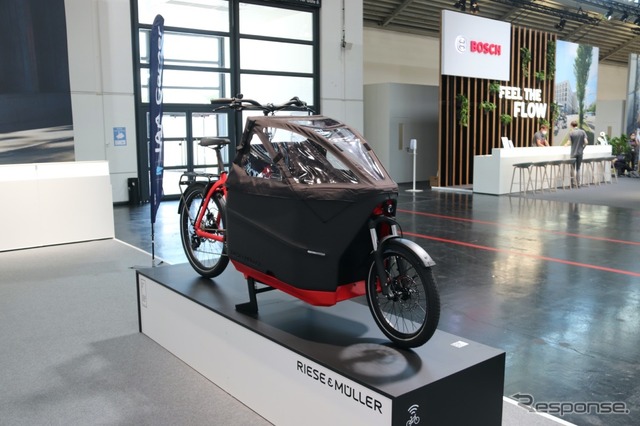 ミュンヘン市内ではこんな自転車もみかける