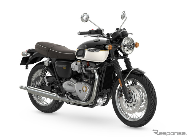 トライアンフ ボンネビルT120(ジェットブラック&フュージョンホワイト)