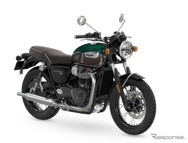 トライアンフ ボンネビルT100(コンペティショングリーン&アイアンストーン)
