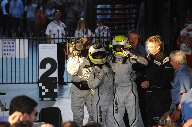 【F1オーストラリアGP】リザルト…ブラウンGPの2台が1-2
