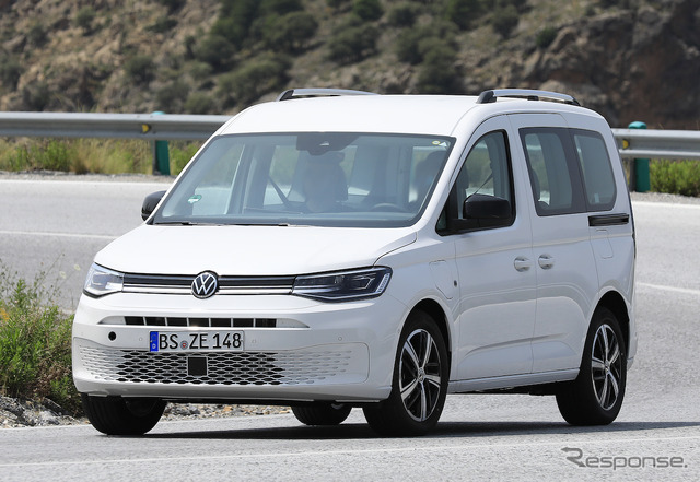 VW キャディ eHybrid プロトタイプ(スクープ写真)