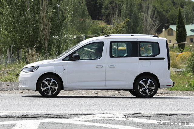 VW キャディ eHybrid プロトタイプ(スクープ写真)