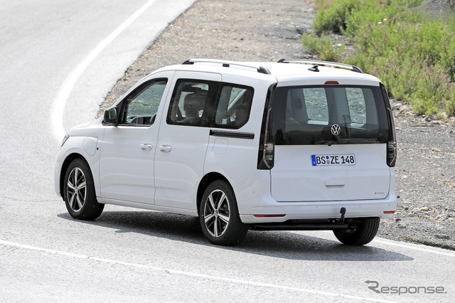 VW キャディ eHybrid プロトタイプ(スクープ写真)