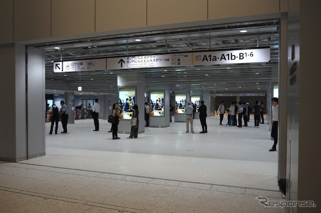 東京メトロ・虎ノ門ヒルズ駅