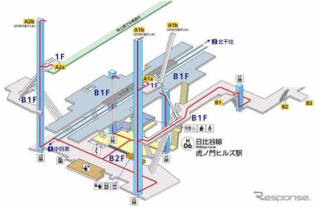 駅構内図