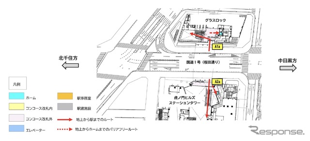 地上平面図