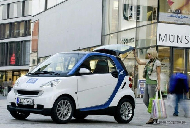 スマートのカーシェアリング…ドイツ・ウルム市民へサービス拡大
