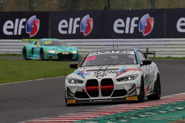 GT4クラス優勝の#50 YZ RACING with BMW Team Studie